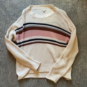american eagle stripped sweater
